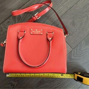 Kate Spade Vibrant Orange Red Satchel